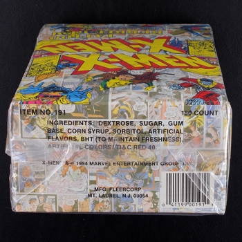 X-Men Tattoo Fleer 1994 Bubble Gum - Box