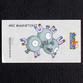 Magneton Pokemon 2000 No. 82 dunkin Bubble Gum Sticker