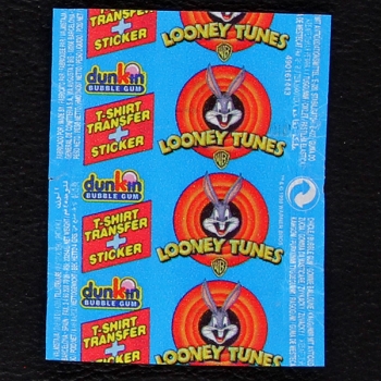 Looney Tunes dunkin Bubble Gum - Wrapper