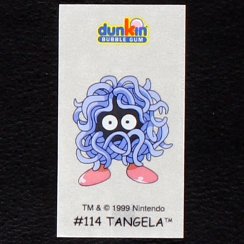 Tangela Pokemon 1999 No. 114 dunkin Bubble Gum Sticker