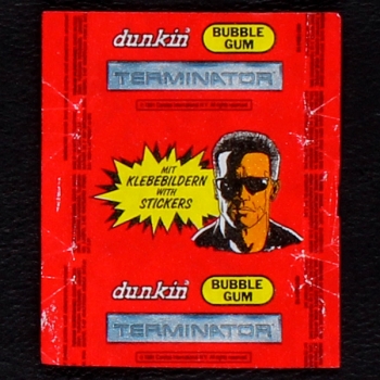 Terminator dunkin Bubble Gum - Wrapper