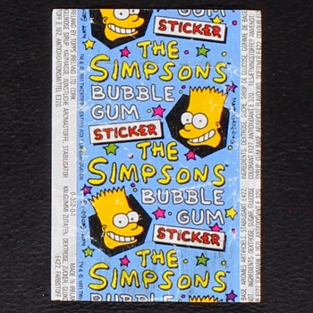 Simpsons Topps Bubble Gum - Wrapper