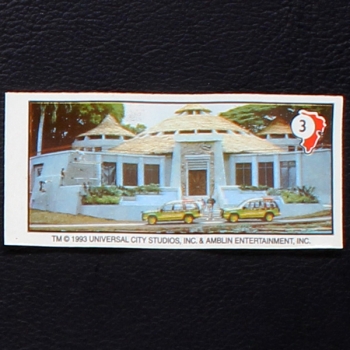 Jurassic Park No. 3 Topps Sticker