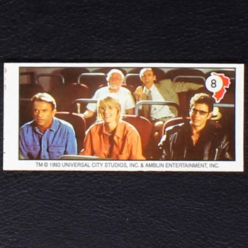 Jurassic Park No. 8 Topps Sticker