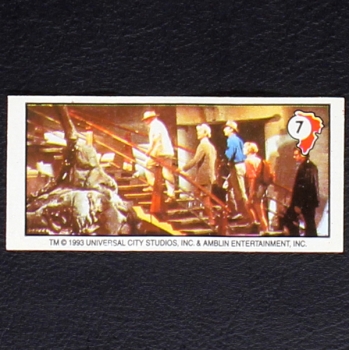 Jurassic Park No. 7 Topps Sticker