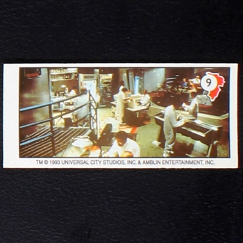 Jurassic Park No. 9 Topps Sticker