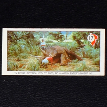 Jurassic Park No. 17 Topps Sticker