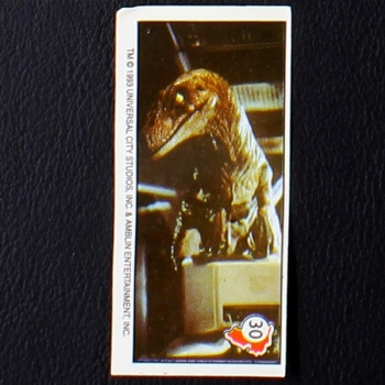 Jurassic Park No. 30 Topps Sticker