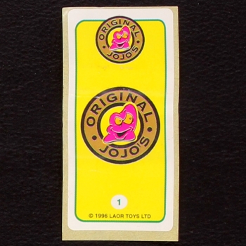 Jojo's No. 1 Gogos - Crazy Bones Bubble Gum Sticker