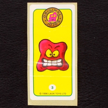 Jojo's No. 3 Gogos - Crazy Bones Bubble Gum Sticker