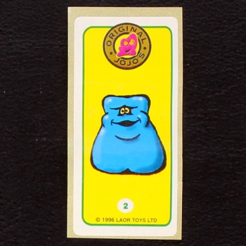 Jojo's No. 2 Gogos - Crazy Bones Bubble Gum Sticker