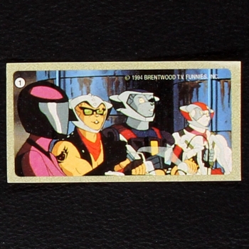 Biker Mice No. 1 dunkin Bubble Gum Sticker