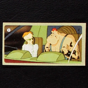 Biker Mice No. 2 dunkin Bubble Gum Sticker