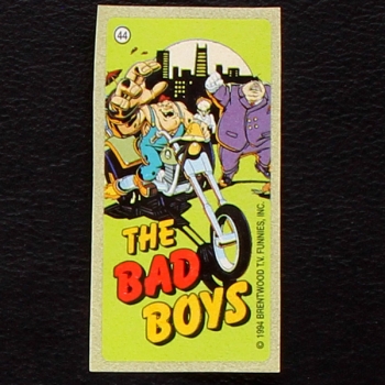Biker Mice No. 44 dunkin Bubble Gum Sticker