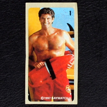 Baywatch 2 No. 1 dunkin Bubble Gum Sticker