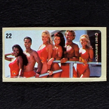 Baywatch 2 No. 22 dunkin Bubble Gum Sticker