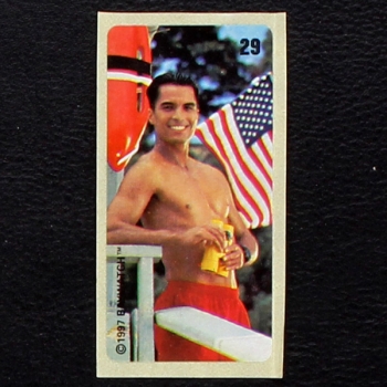 Baywatch 2 No. 29 dunkin Bubble Gum Sticker