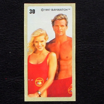 Baywatch 2 No. 30 dunkin Bubble Gum Sticker