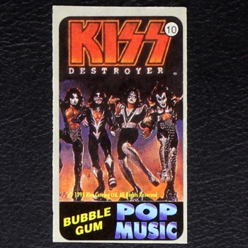 Kiss Pop Music Kuroczik Vidal Bubble Gum Sticker