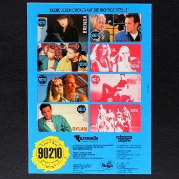 Beverly Hills 90210 2 Kuroczik Sticker Folder - Kaugummi Bilder