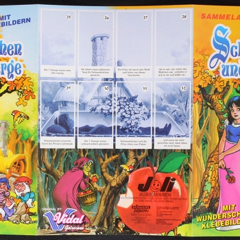 Preview: Schneewittchen Vidal Sticker Folder leer - Kaugummi Bilder
