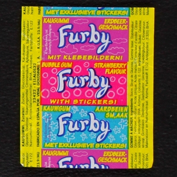 Furby Vidal Bubble Gum - Wrapper