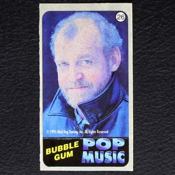 Joe Cocker Pop Music Kuroczik Vidal Bubble Gum Sticker