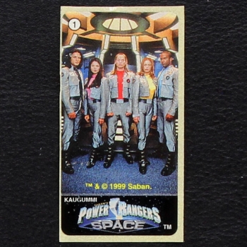 Power Ranger Space No. 1 Kuroczik Vidal Bubble Gum Sticker