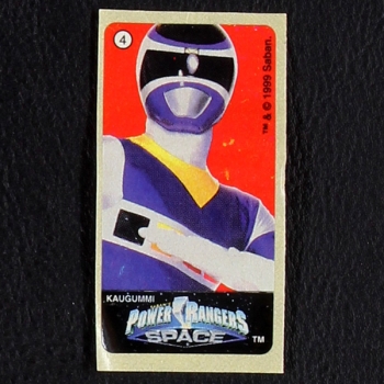 Power Ranger Space No. 4 Kuroczik Vidal Bubble Gum Sticker