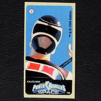 Power Ranger Space No. 3 Kuroczik Vidal Bubble Gum Sticker
