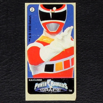 Power Ranger Space No. 2 Kuroczik Vidal Bubble Gum Sticker