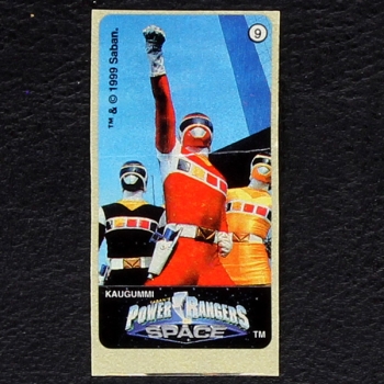 Power Ranger Space No. 9 Kuroczik Vidal Bubble Gum Sticker