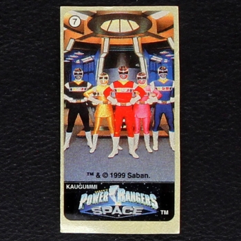 Power Ranger Space No. 7 Kuroczik Vidal Bubble Gum Sticker