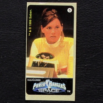 Power Ranger Space No. 5 Kuroczik Vidal Bubble Gum Sticker