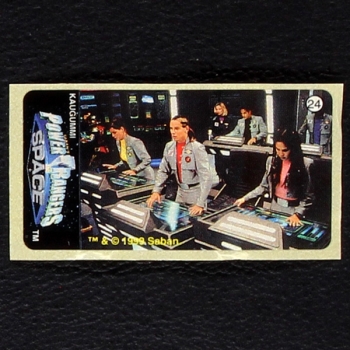Power Ranger Space No. 24 Kuroczik Vidal Bubble Gum Sticker