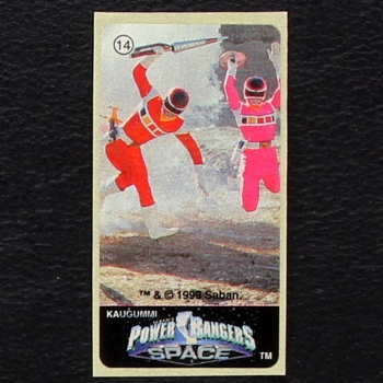 Power Ranger Space No. 14 Kuroczik Vidal Bubble Gum Sticker