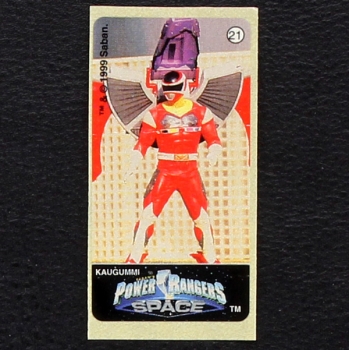 Power Ranger Space No. 21 Kuroczik Vidal Bubble Gum Sticker