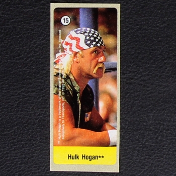 WWF Wrestling 1992 No. 15 dunkin Bubble Gum Sticker