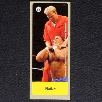 WWF Wrestling 1992 No. 22 dunkin Bubble Gum Sticker