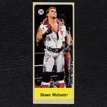 WWF Wrestling 1992 No. 26 dunkin Bubble Gum Sticker