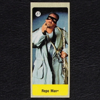 WWF Wrestling 1992 No. 27 dunkin Bubble Gum Sticker