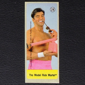 WWF Wrestling 1992 No. 28 dunkin Bubble Gum Sticker
