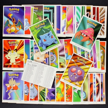 Pokemon 2000 dunkin Boomer  70 Kaugummi Bilder