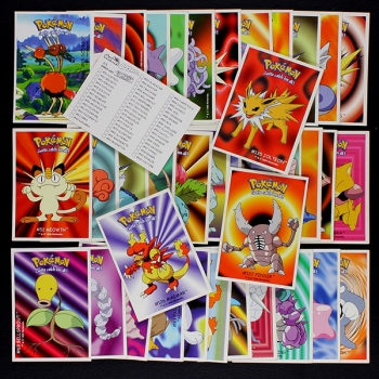 Pokemon 1999 dunkin Boomer 42 Kaugummi Bilder