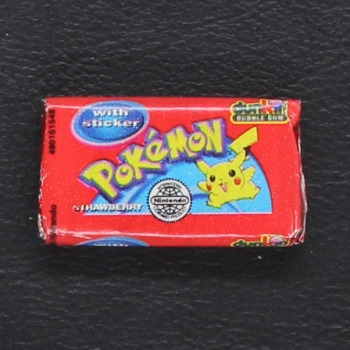 Pokemon chewing gum with picture - Bubble Gum