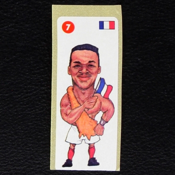 Crazy Football No. 7 dunkin Bubble Gum Sticker