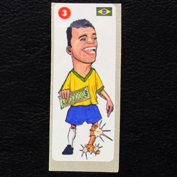Crazy Football No. 3 dunkin Bubble Gum Sticker