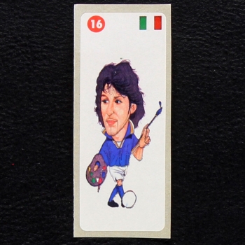 Crazy Football No. 16 dunkin Bubble Gum Sticker