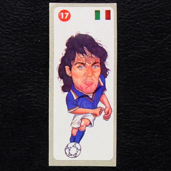 Crazy Football No. 17 dunkin Bubble Gum Sticker