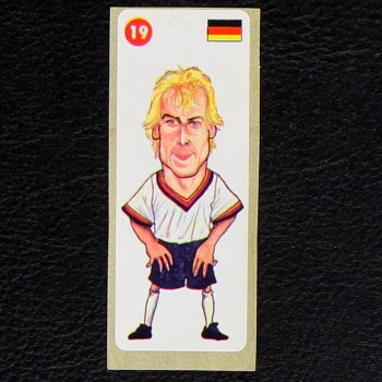 Crazy Football No. 19 dunkin Bubble Gum Sticker